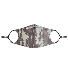 Load image into Gallery viewer, Nolen Legacy-Grey Camo Loop-Cut Face Mask w/ Nose Wire & PM2.5 Filter