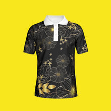 Load image into Gallery viewer, Nolen Legacy Men's black & gold Polo Shirt