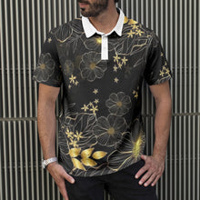 Load image into Gallery viewer, Nolen Legacy Men's black & gold Polo Shirt