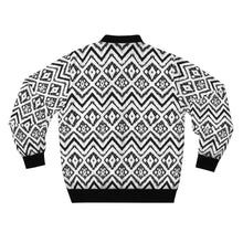 Load image into Gallery viewer, Nolen Legacy-Zulu Black & White Men's AOP Bomber Jacket