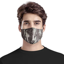 Load image into Gallery viewer, Nolen Legacy- Grey Camo Adjustable Face Mask w/ Nose Wire &amp; PM2.5 Filter
