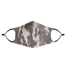 Load image into Gallery viewer, Nolen Legacy -Grey Camo Adjustable Face Mask w/ PM2.5 Filter
