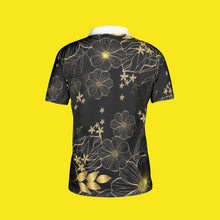 Load image into Gallery viewer, Nolen Legacy Men's black &amp; gold Polo Shirt
