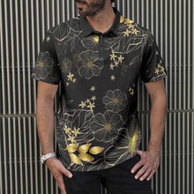 Load image into Gallery viewer, Nolen Legacy Men's black &amp; gold Polo Shirt
